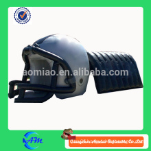 customized designed inflatable football helmet with tunnel